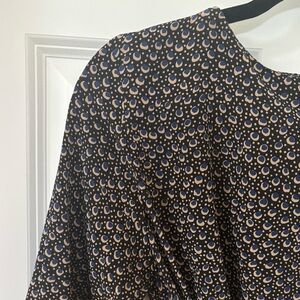 No. 6 silk patterned dress small /size 1